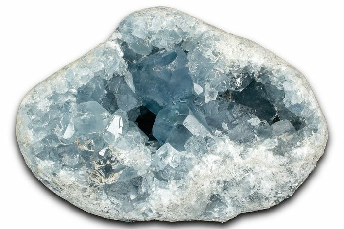 Sparkling Celestine (Celestite) Geode - Madagascar #344788